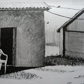 белый  стул