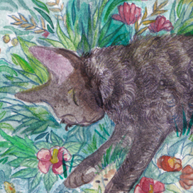 Портрет кошки по фото 