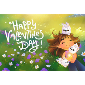 "Летнее поле" иллюстрация для упаковки