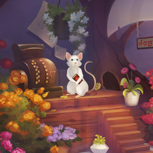 Волшебный цветочный магазинчик