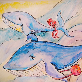 Утро в океане