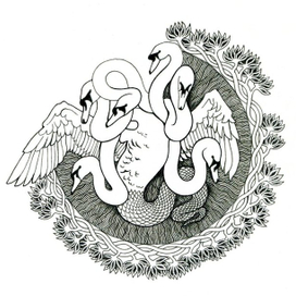 Лебедь-дракон