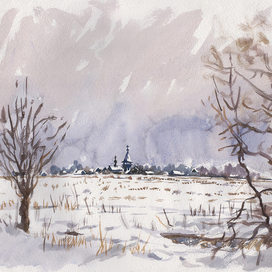 Зимний этюд