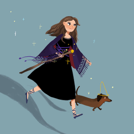 Волшебница и ее пес