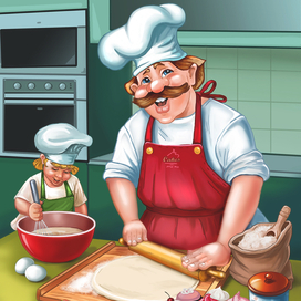 веселый повар
