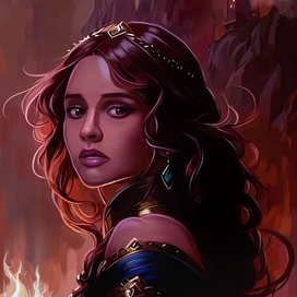 Огненная девушка