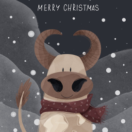 Рождественская открытка