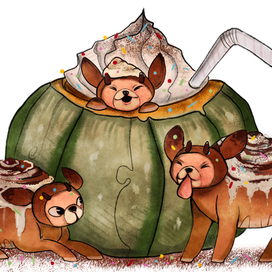 Горячий напиток и перекус