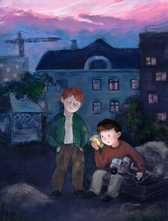 Он живой и светится