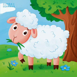 Овечка. Животные фермы