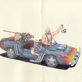 Post Apocalyptic Tachanka (War Vehicle)