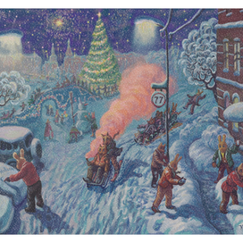 Зайцы. Новый год