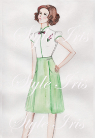 Авторская коллекция Весна/Лето 2015 (блуза и юбка) 