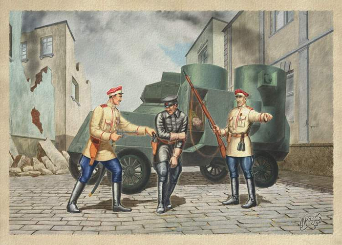 Захват броневика красных