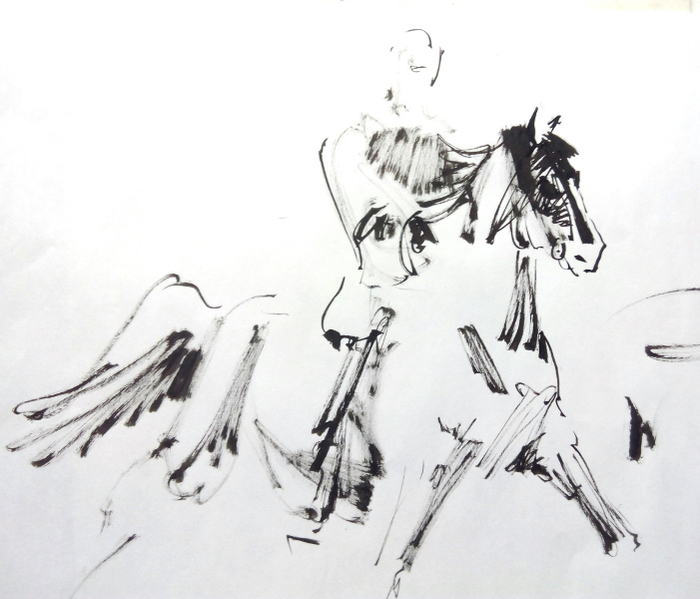 Набросок тушью