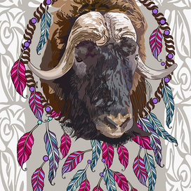 Овцебык - Ловец Снов: Дух Севера. Мускусный бык.