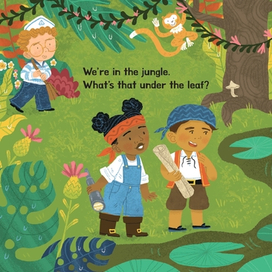 Книжка с клапанами: джунгли