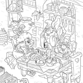 Кухня бастинды