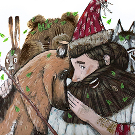 Как собака друга искала