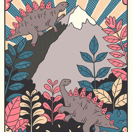 постер "динозавры"