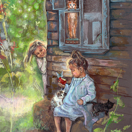 Девочки на даче