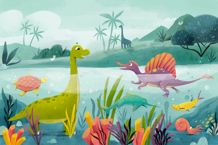 Издательство Мозаика Kids  "Динозавры"