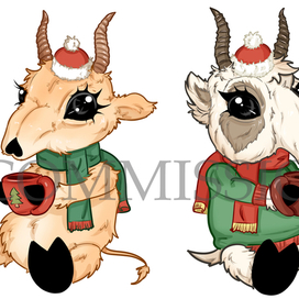 Маскот Сайгаки