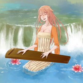 Девушка в воде