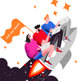 Картинка в стиле "флэт"