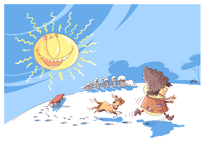 Soarele cu dinti/зимнее солнце