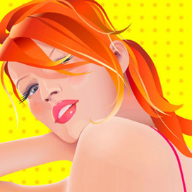 Персонаж для обложки книги издательства АСТ "Раба любви"