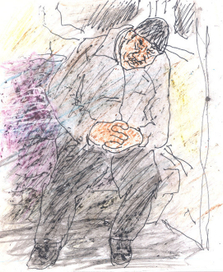 ИЗ СЕРИИ НАБРОСКОВ "В МЕТРО"