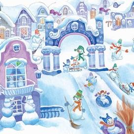 Снеговичное)) разворот