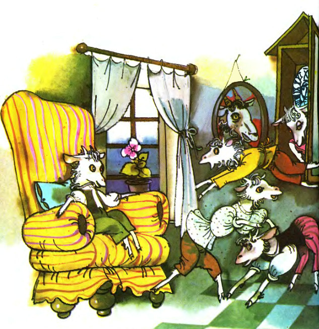 Сказки братьев Гримм. Волк и семеро козлят