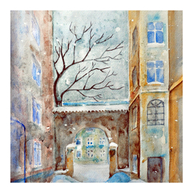 Зимний дворик