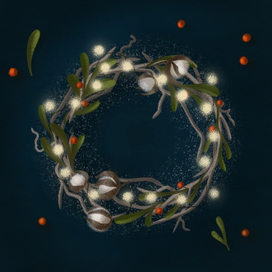 Рождественский венок 