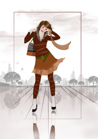 фешн иллюстрация