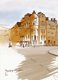 Петербург, умытый летним дождем.