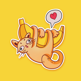 Стикеры с котом