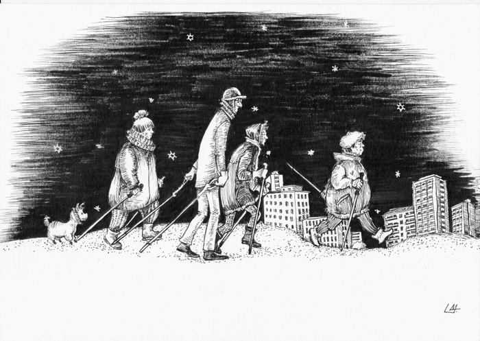 скандинавская ходьба