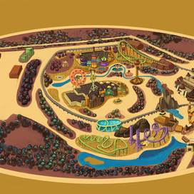 Пряничный парк аттракционов