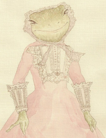 Персонаж для сказки. Жабка. Фрагмент