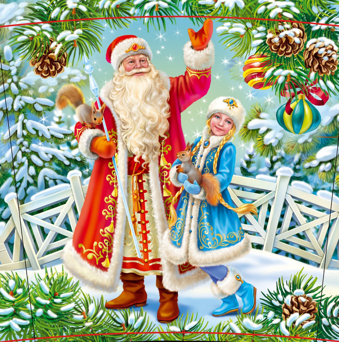 фрагмент конфетной баночки. Лицевая часть.