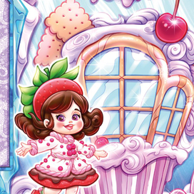 Новогодняя упаковка Сладкий Домик #1