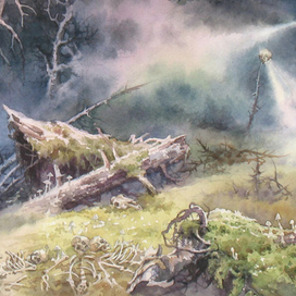 Бабы-Яги обитель (фрагмент) 38 х 56