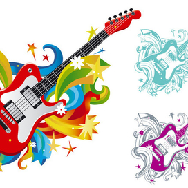 Музыкальный рисунок на майке