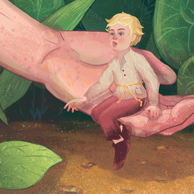 Иллюстрация к сказке "Мальчик с пальчик"