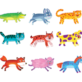 Зверята для пазлов.