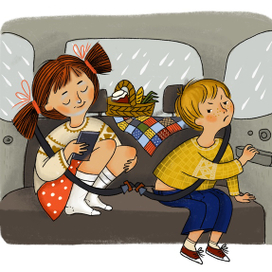 С сестрой на дачу