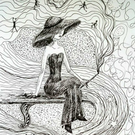 Дама в шляпе